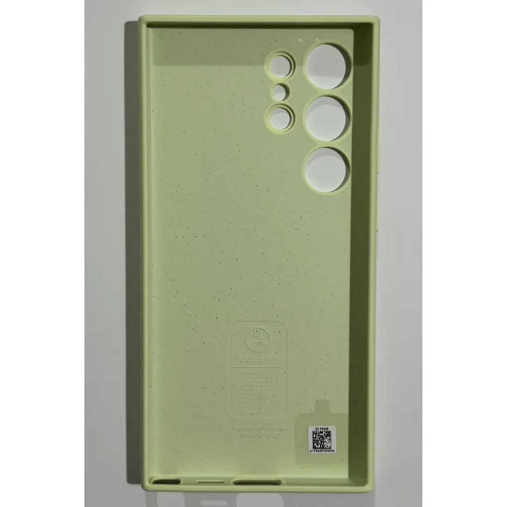 Оригінальний силіконовий чохол Samsung Silicone Case для Samsung Galaxy S24 Ultra (S928) Light Green EF-PS928TGEGWW - фото 3