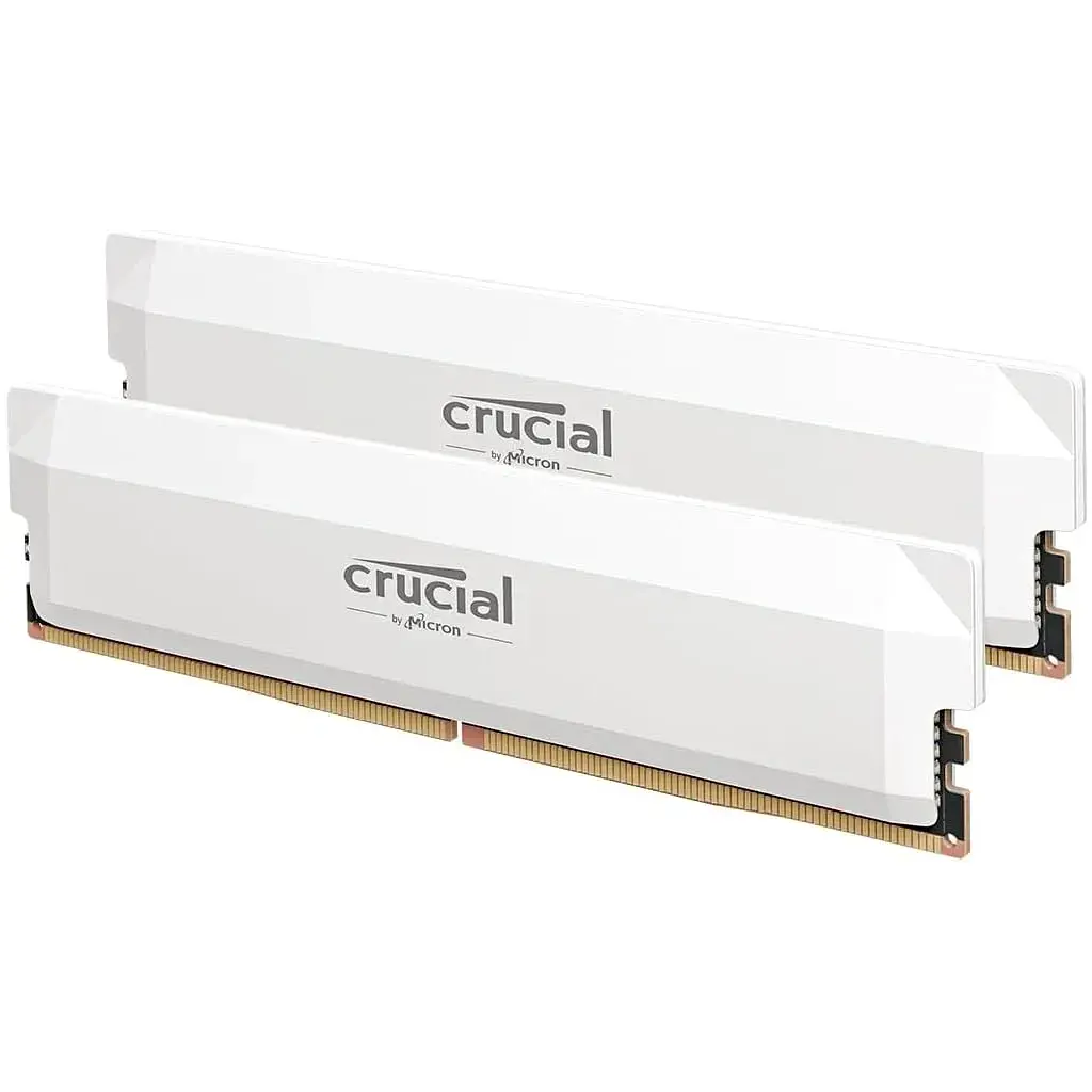 Модуль пам'яті для комп'ютера DDR5 64GB (2x32GB) 6400 MHz Pro Overclocking White Micron (CP2K32G64C40U5W) - фото 2