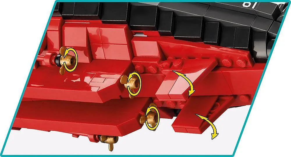 Конструктор Cobi Лінкор Міссурі BB-63 масштаб 1:300, 2665 деталей (COBI-4837) - фото 8