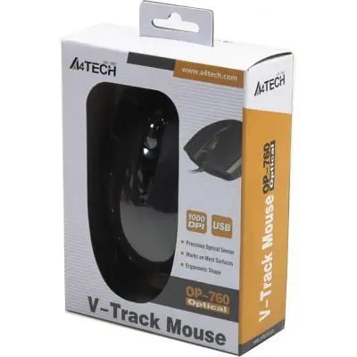 Комп'ютерна мишка A4Tech OP-760 Black (4711421934763) - фото 4
