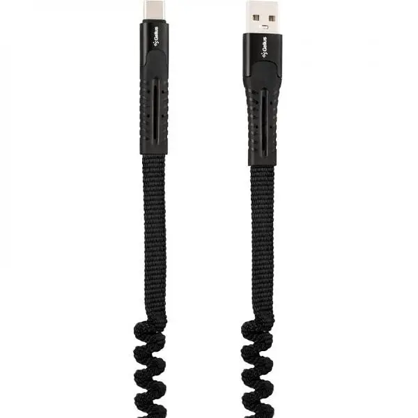 USB кабель Gelius Pro Spring Cable Type-C 2.4 А 1.2 м GP-UC101 Black - фото 4