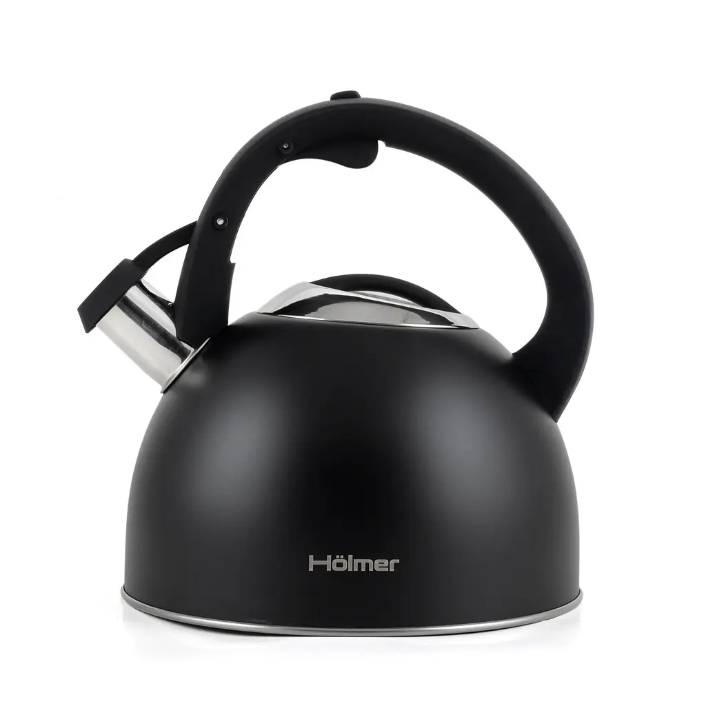 Чайник Holmer зі свистком, 3 л, чорний (WK-1430-BCSB Memory) - фото 3