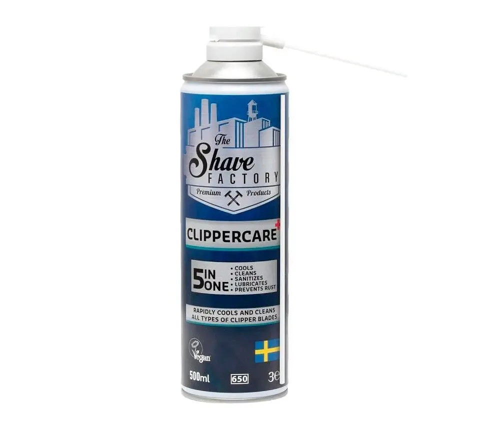 Аерозоль для змащення і дезінфекції машинок The Shave Factory Clippercare 5 in 1 500 мл
