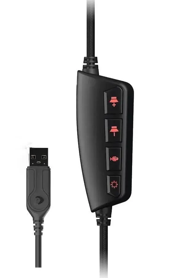 Игровая гарнитура DAREU EH925 Black (HS-EH925-BK) - фото 3