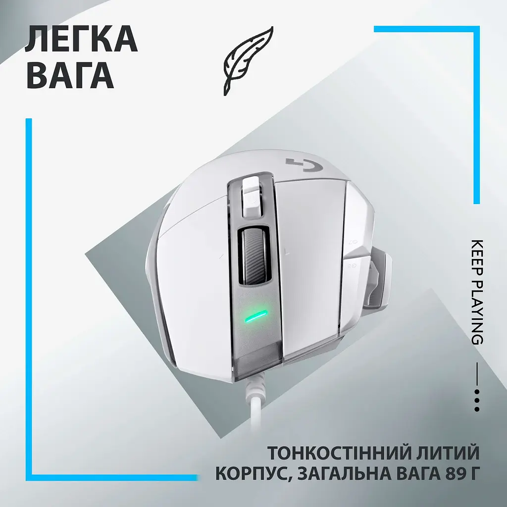 Мышь игровая Logitech G502 X White (910-006146) - фото 5