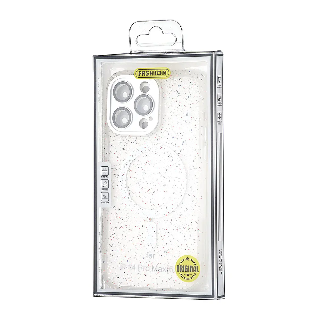 Чохол Splatter with MagSafe iPhone 14 Pro Max White - фото 2