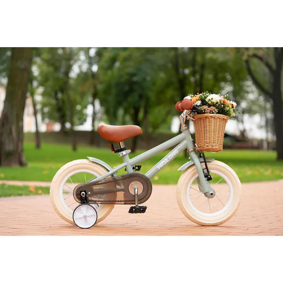 Детский велосипед Miqilong RM ATW-RM12-BEIGE 12" Бежевый - фото 11