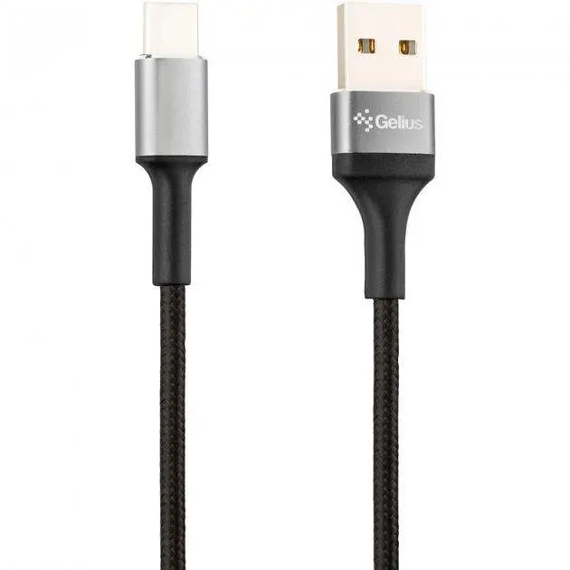 USB кабель Gelius Pro Short Cable Type-C 2.4 А 0.2 м GP-UC107 Black - фото 3