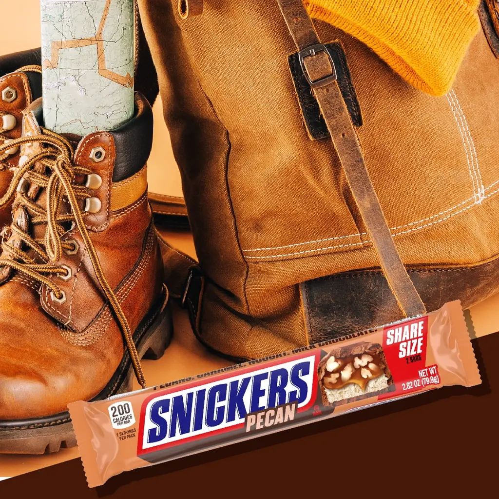 Шоколадний батончик Snickers Pecan Milk Chocolate Bar Share Size 79.9 г - фото 6