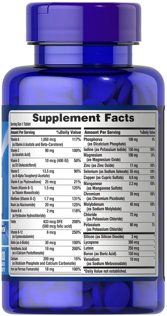 Універсальні ABC Plus Multivitamin and Multi-Mineral Formula 100 таблеток Puritan's Pride vit0004812 - фото 2