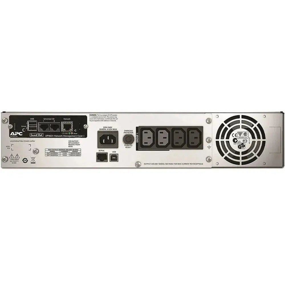 Лінійно-інтерактивний ДБЖ APC Smart-UPS 1500VA (SMT1500RMI2UNC) - фото 2