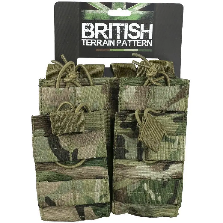 Підсумок під магазини АК Kombat UK Double DUO Mag Pouch Мультикам (1000-kb-ddmp-btp) - фото 1