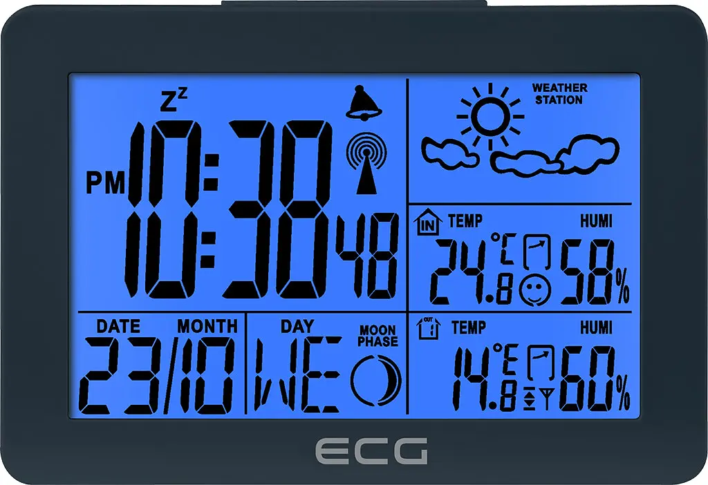 Метеостанція ECG MS 200 Grey - фото 5