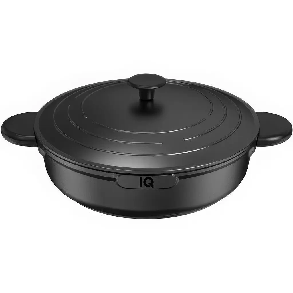 Сотейник IQ Be Simple з двома ручками з кришкою 32 см 5.6 л (IQ-2149-32) - фото 2