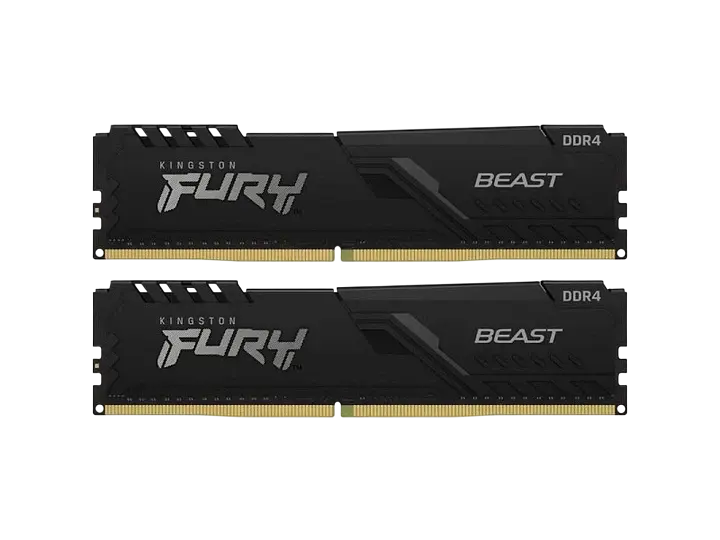 Оперативна пам'ять Kingston Fury 32GB (2x16GB) DDR4 3200MHz Beast Black (KF432C16BB1K2/32WP) - фото 2