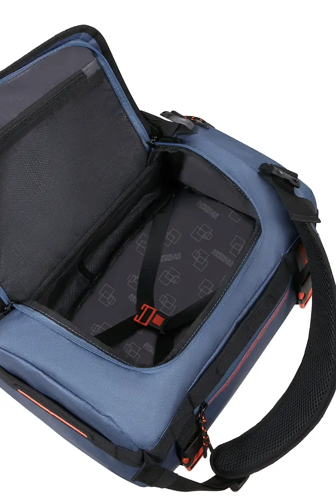 Дорожня Сумка-Рюкзак American Tourister URBAN TRACK NAVY/ORANGE 40х30х20 MD1*31216 - фото 5