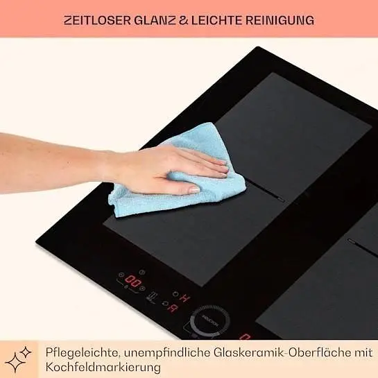 Індукційна плита Klarstein Delicatessa 60 7000Вт 4 зони (10033021) - фото 7