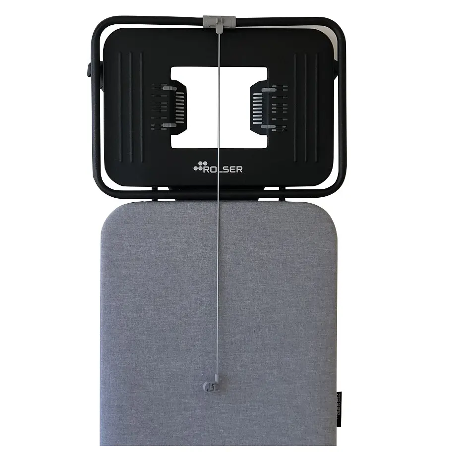 Дошка для прасування Rolser K-TRES Black Tube 120х38 см Lido-Blanco/Negro (K03016-2064) - фото 2