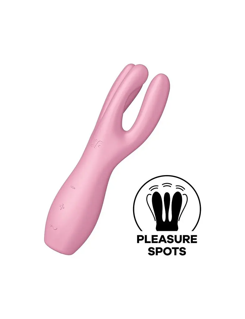 Клиторальний вібратор Satisfyer Threesome 3 з трьома пальчиками