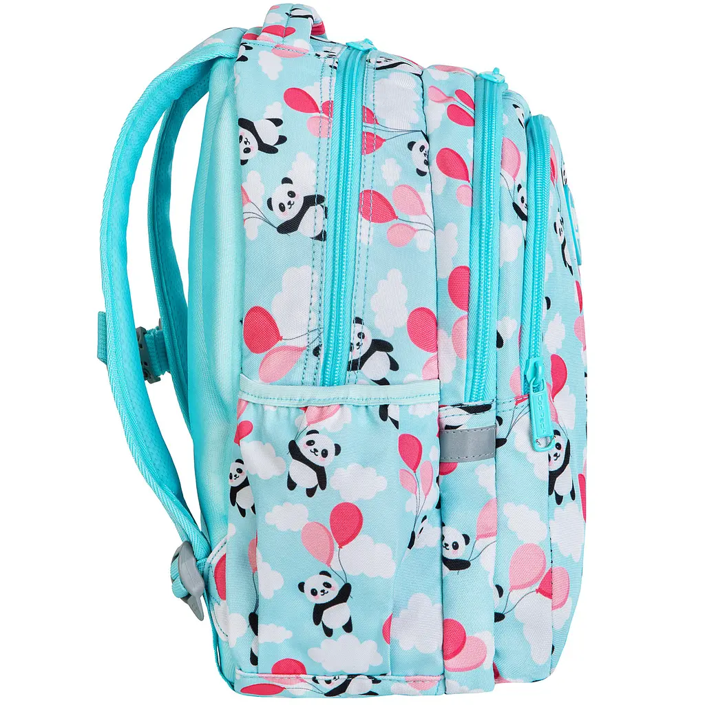 Рюкзак CoolPack Joy S Panda Balloons, 21 л, 39х28х17 см, S, блакитний (E48548) - фото 2