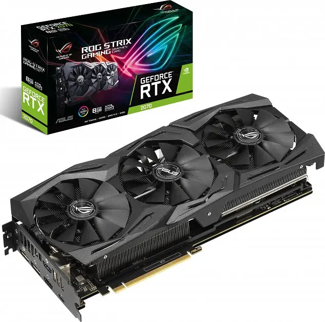 Відеокарта ASUS RTX 2070 8Gb ROG Strix (ROG-STRIX-RTX2070-8G-GAMING) (ROG-STRIX-RTX2070-8G-GAMING_) (GDDR6, 256 bit, PCI-E 3.0 x16) Б/в - фото 5