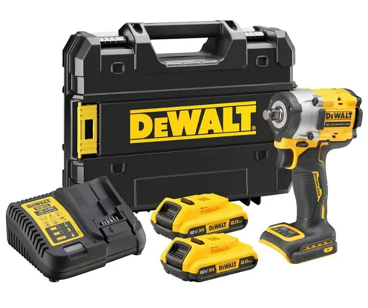 Гайкокрут ударний акумуляторний DeWalt з АКБ та ЗП DCF921D2T - фото 2