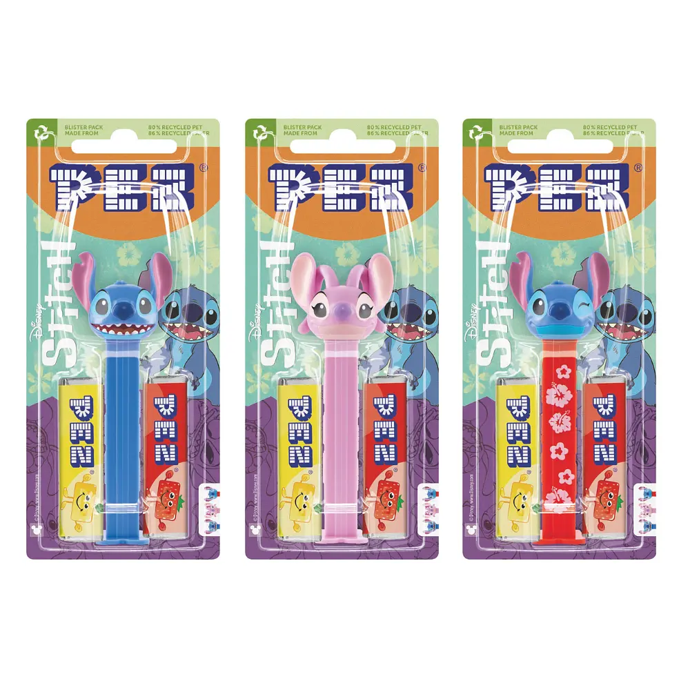 Диспенсер з цукерками Pez Lilo and Stitch Стич 17г - фото 3