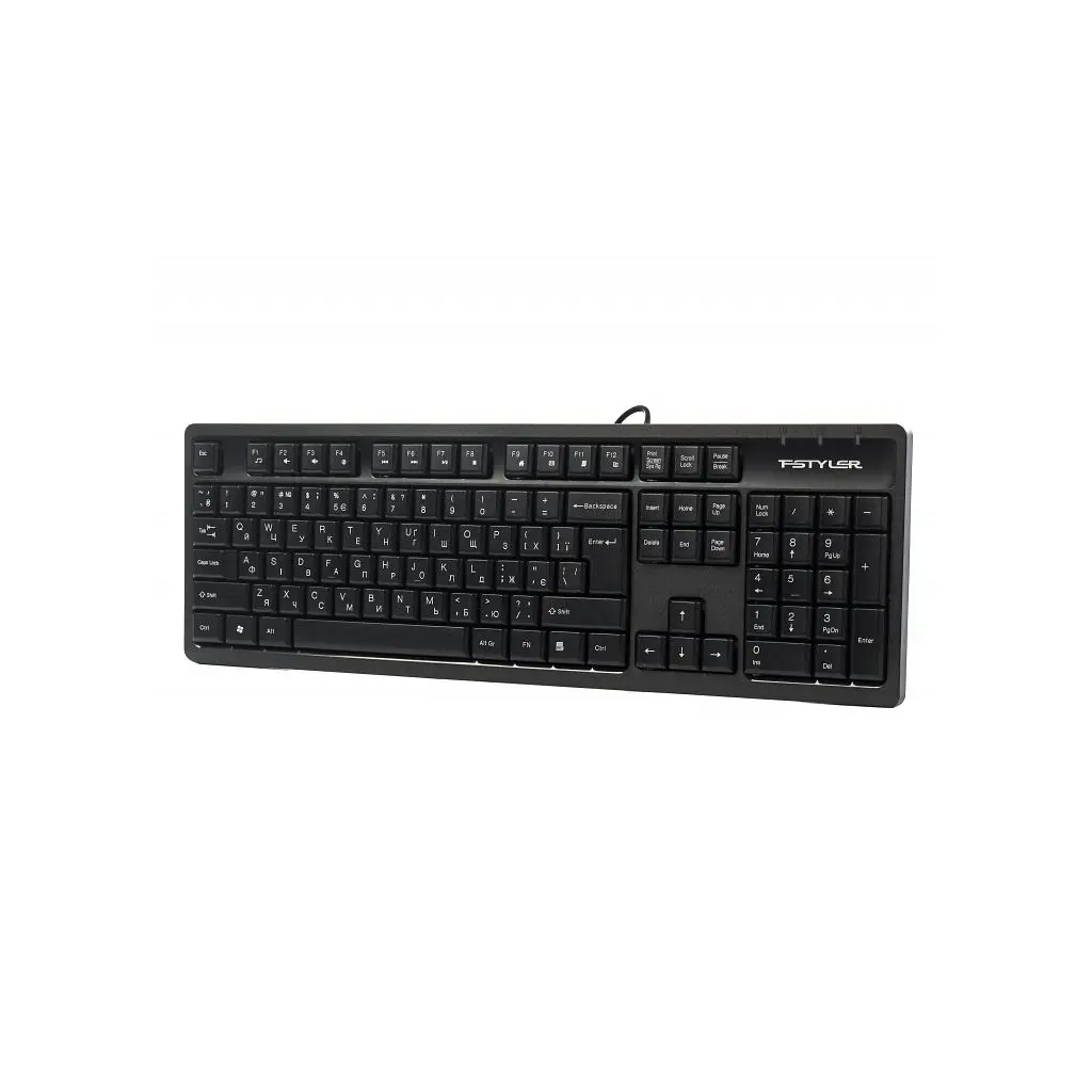 Клавиатура A4Tech FK12 USB UA Black (4711421003148) - фото 3