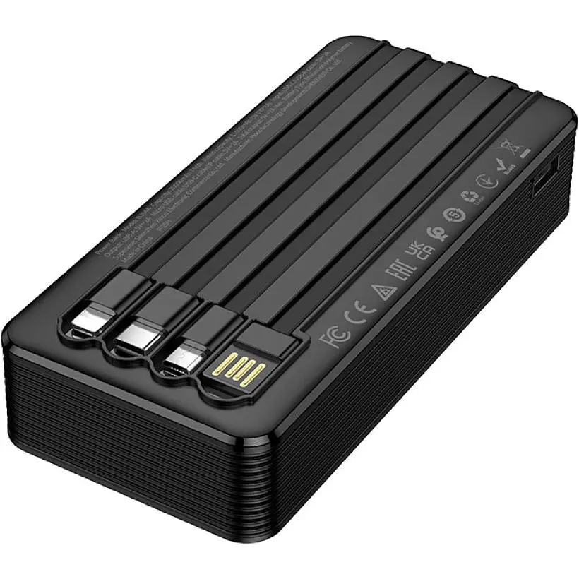 Зовнішній акумулятор Borofone BJ84A 20000mAh 22.5W Black [156653] - фото 5