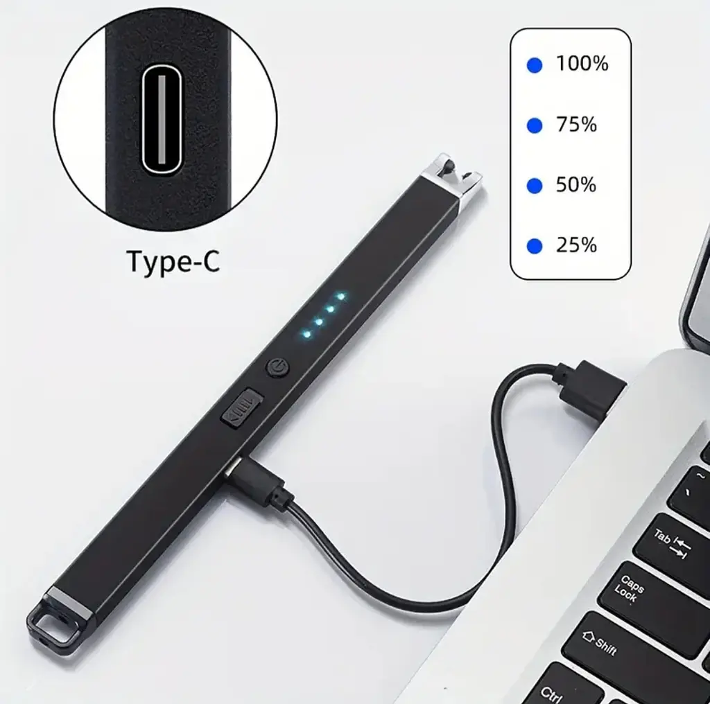 USB-заряжаемая импульсная/дуговая электрозажигалка - фото 6