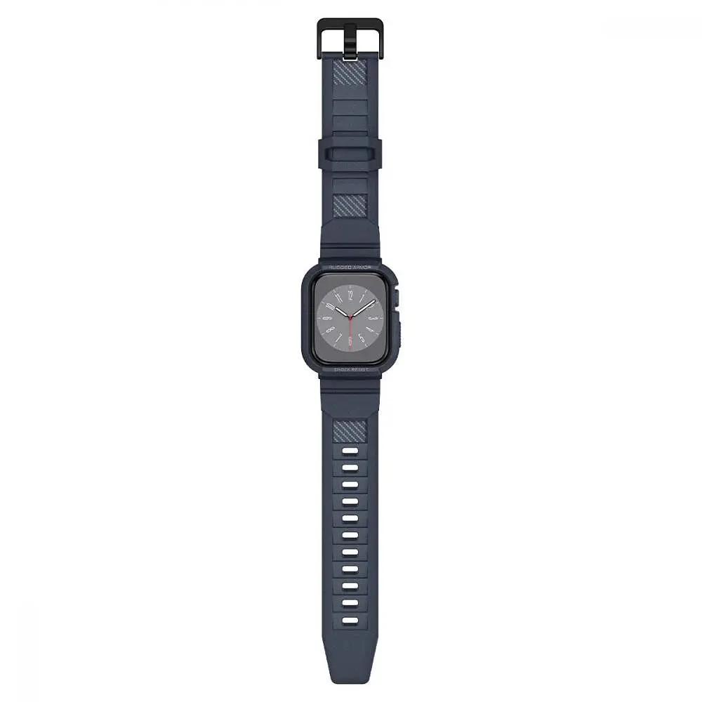 Ремінець Spigen для Apple Watch SE/6/5/4, 44 мм Rugged Armor Pro 2 в 1, Charcoal Gray (ACS00819) - фото 9