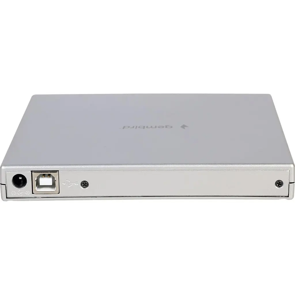 Оптичний привід Gembird Silver, DVD+/-RW, USB 2.0 (DVD-USB-02-SV) - фото 3