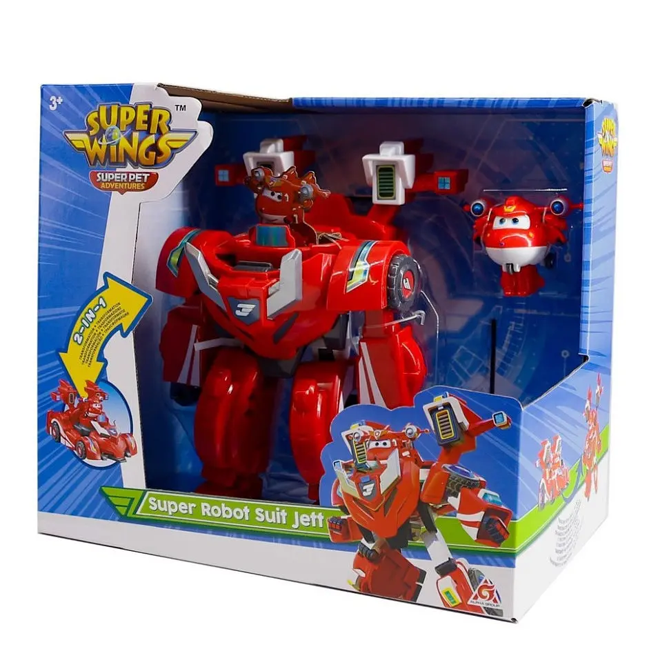 Игровой набор Super Wings Super Robot Suit Jett EU770351  - фото 3