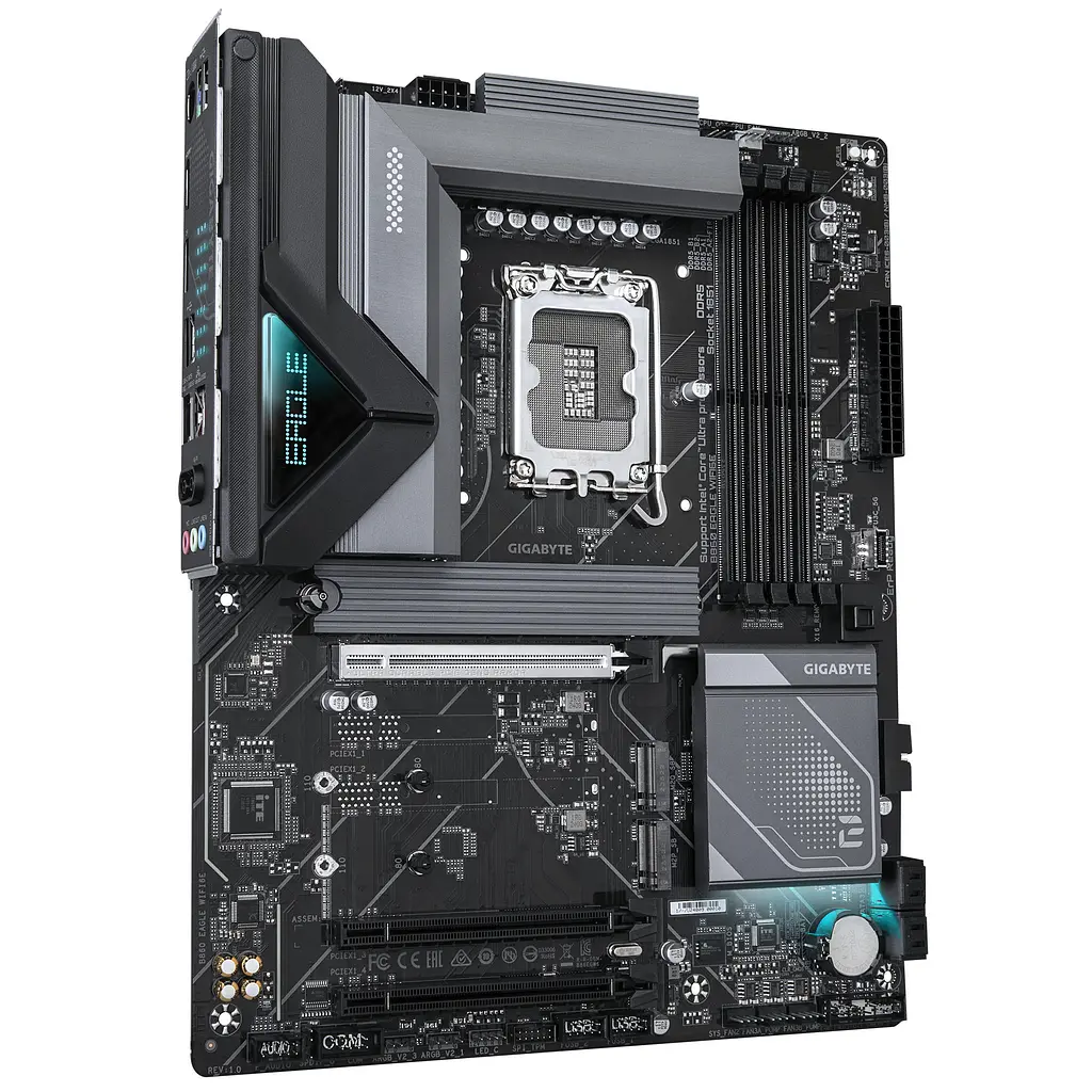 Материнська плата B860 EAGLE WIFI6E s1851 B860 4xDDR5 M.2 HDMI DP Wi-Fi BT ATX Gigabyte teh0018950 - фото 3