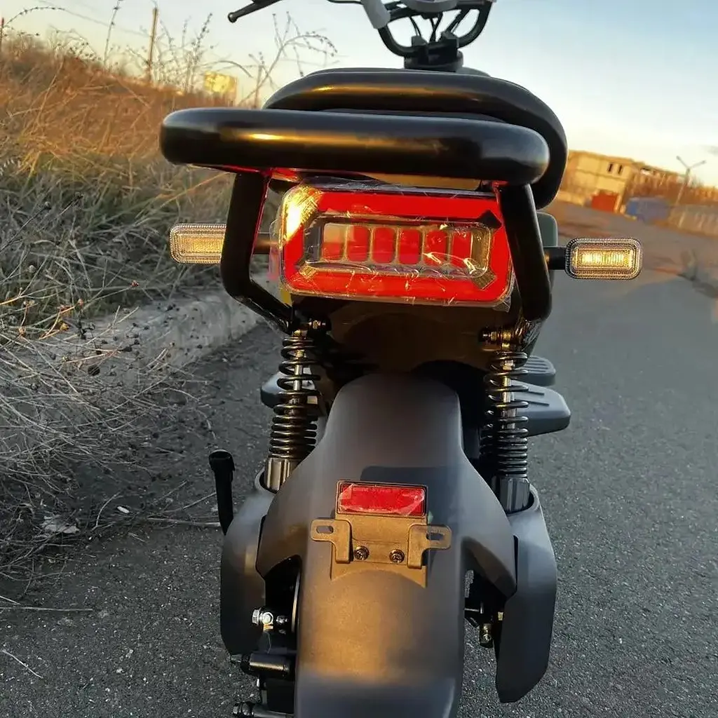 Электроскутер Двухместный Crosser CR4 (1200W, 72V/24Ah) Зеленый - фото 3