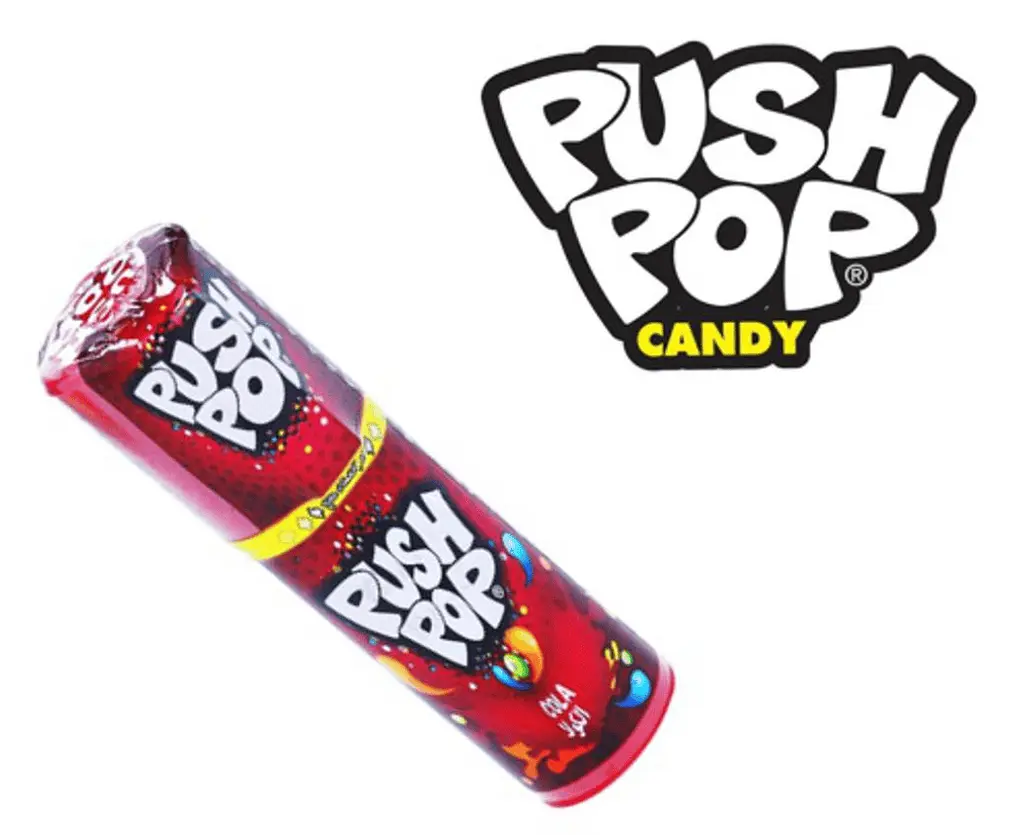 Льодяник Bazooka Push Pop Candy Strawberry Blackcurrant Cola 15г, 1шт - фото 5