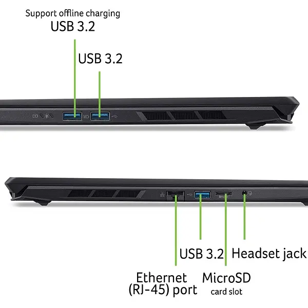 Ноутбук Acer Nitro V 16S ANV16S-71-52BP (NH.U28EU.003) Obsidian Black - фото 8