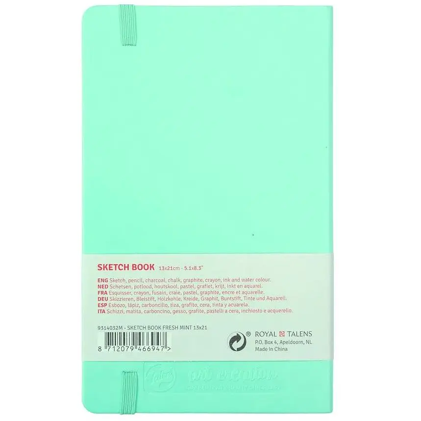 Блокнот для графики Royal Talens Art Creation А5 (13х21см) 140г/м2 80л Fresh Mint - фото 2