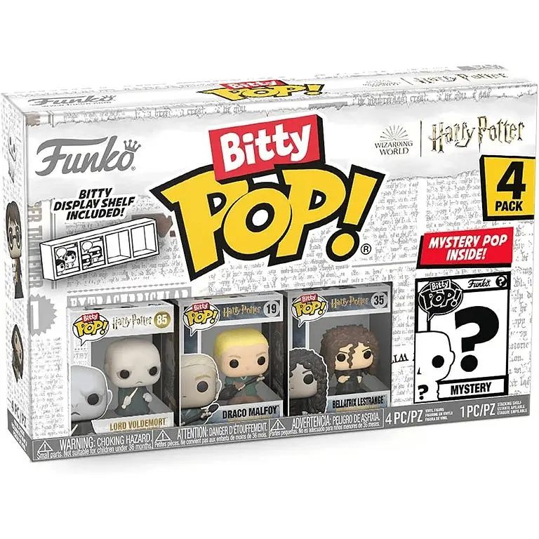 Набор фигурок Funko Bitty Pop Битти поп Voldemort 4 Pack Harry Potter Гарри Поттер 3 см BP V4P HP - фото 3
