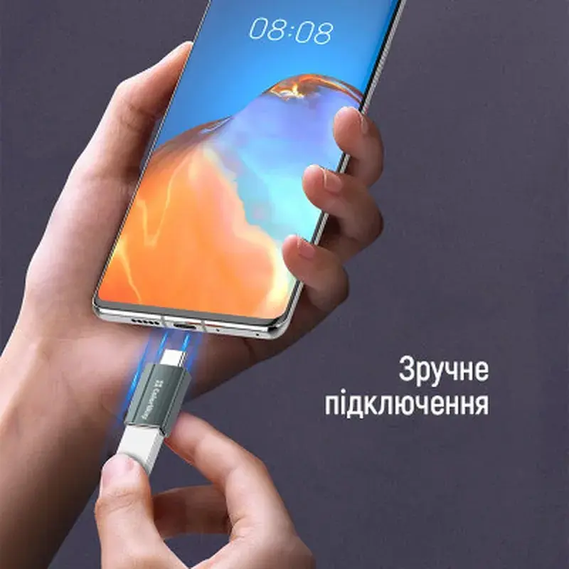 Перехідник USB-A toUSB-C ColorWay (CW-AD-AC) - фото 8