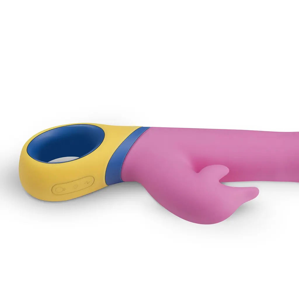 Вібратор-кролик з ротацією PMV20 Copy - Dolphin Vibrator - фото 5