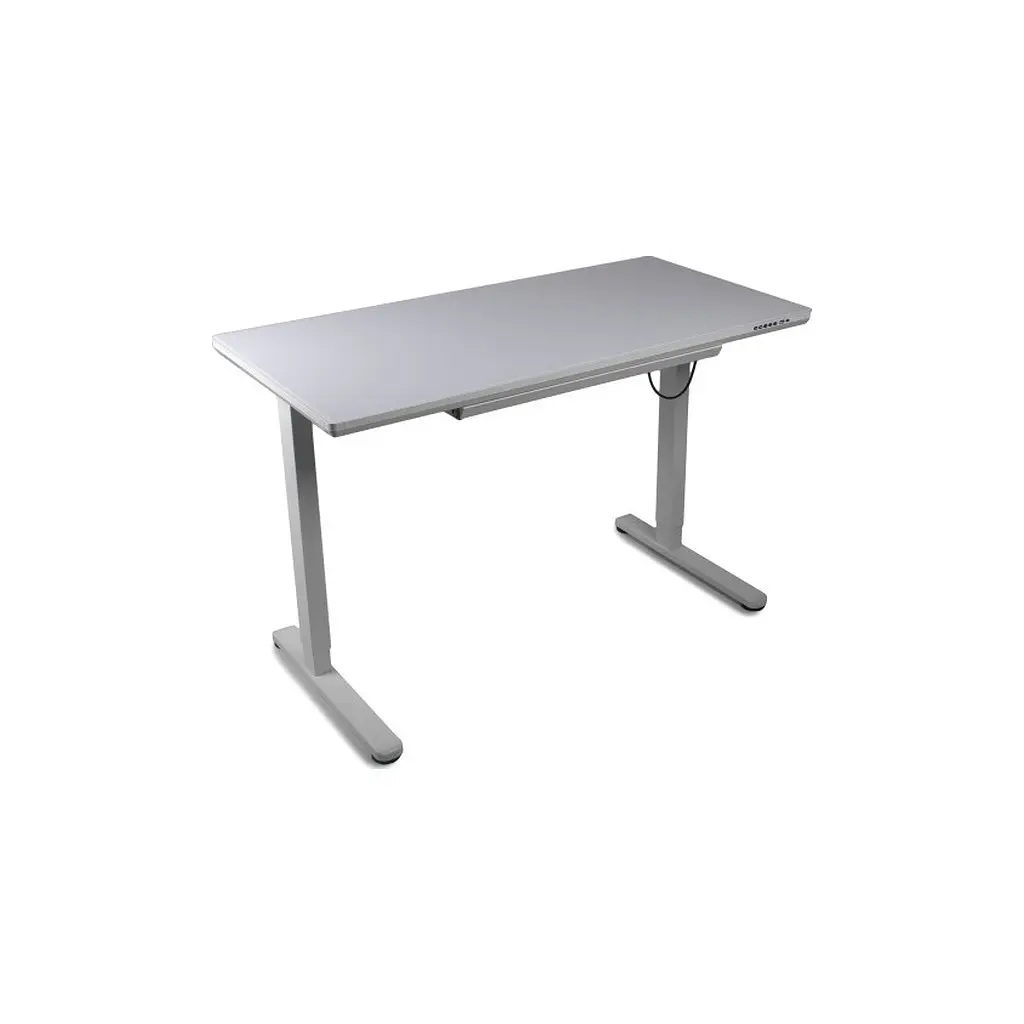 Комп'ютерний стіл Barsky StandUp white glass 1200*600 (BST-12new) - фото 7
