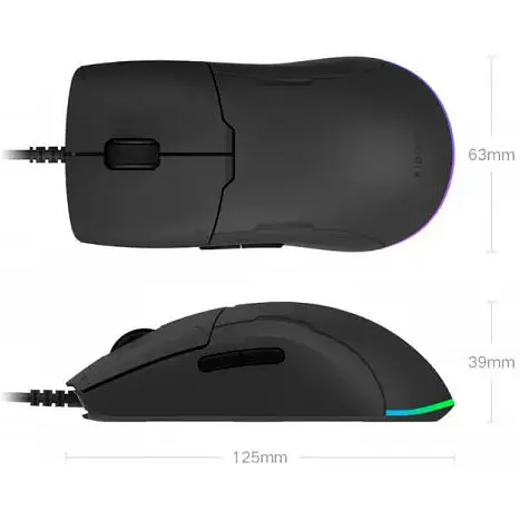 Игровая проводная мышь Xiaomi Gaming Mouse Lite 6200 dpi (YXSB01YM) - фото 7