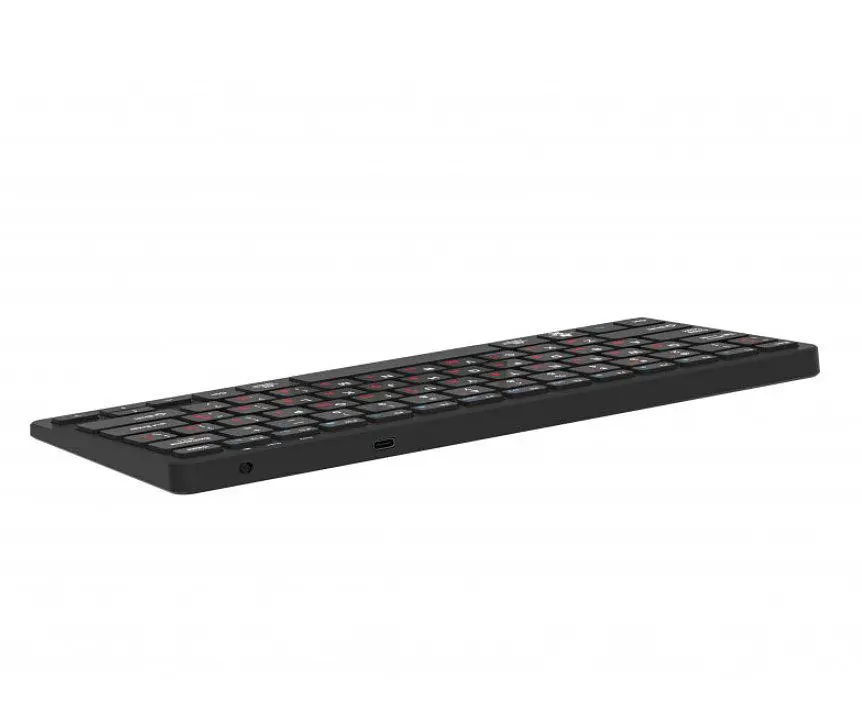 Клавіатура бездротова Maxxter KBWC01B 2.4G Wireless Black - фото 3