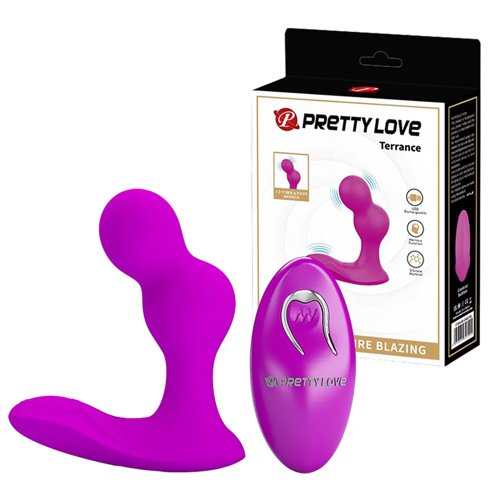 Стимулятор простати Pretty Love Terrance, 10.3 см фіолетовий - фото 6