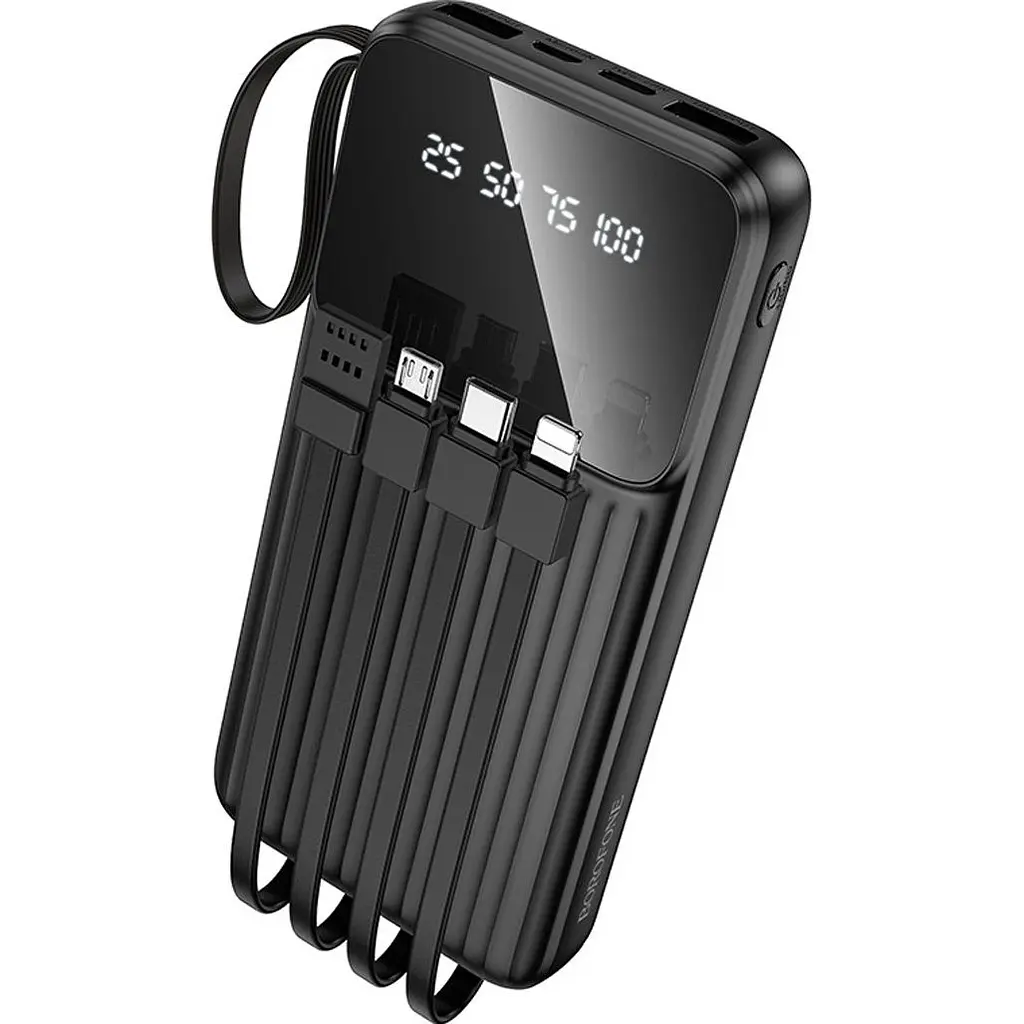Зовнішній акумулятор Borofone BJ76 10000mAh 10W Black [161215] - фото 2
