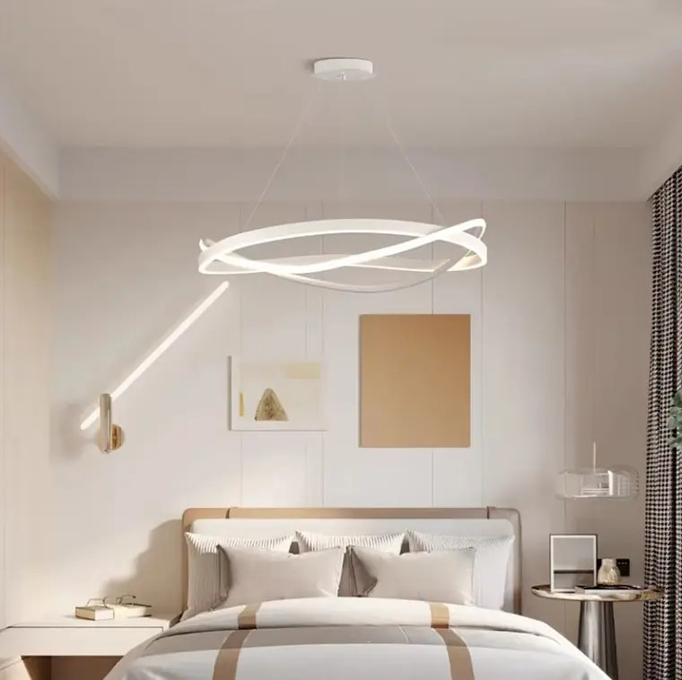 Стильна підвісна LED-люстра Art 2463/600 WH - фото 5