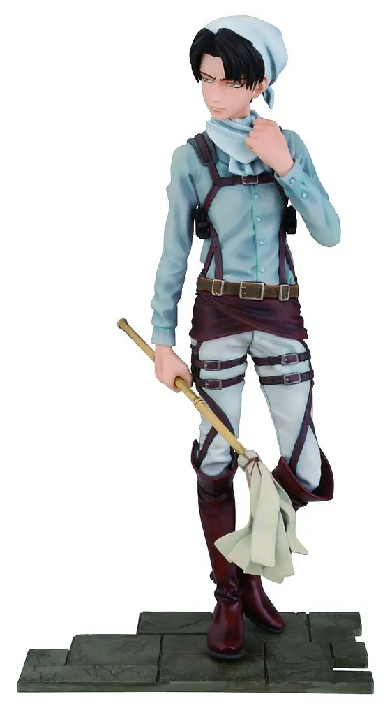 Фигурка Banpresto Attack on Titan Cleaning Levi Ackerman Атака титанов Леви Аккерман 16 см B AT CLA - фото 2