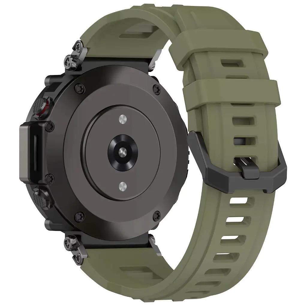 Силіконовий ремінець Primolux для смарт-годинника Amazfit T-Rex Ultra (A2142) Army Green - фото 2