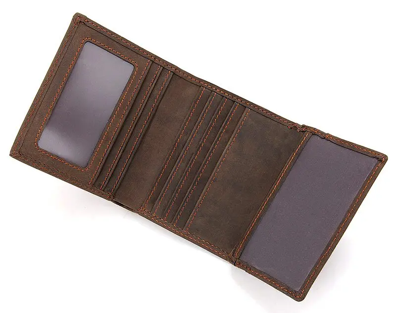 Чоловічий шкіряний гаманець Vintage 10.5х9 см acs0015353 - фото 7